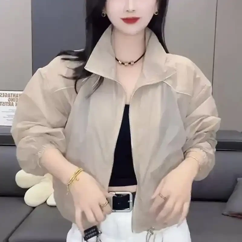 2025超火女装洋气外套夏季新款时尚欧货小个子休闲短款防晒衣上衣