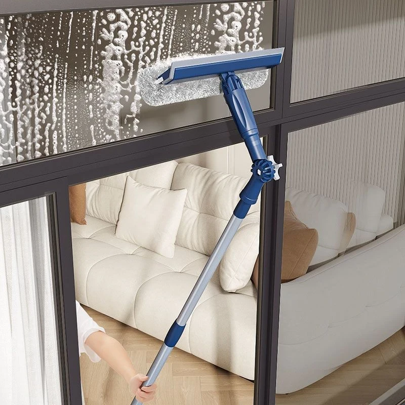 加长杆擦窗器玻璃刮水器双面擦高楼高层洗窗刷工具擦玻璃神器