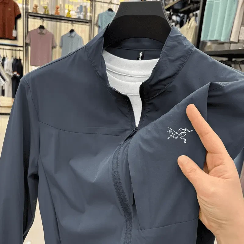 【奥莱撤柜清仓】专柜新款夏季衣透气立领薄款夹克外套速干