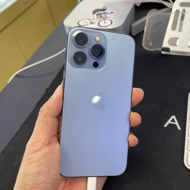 8新 Apple/苹果 新收13pro远峰蓝256g纯原装屏靓框有磕碰电池75%