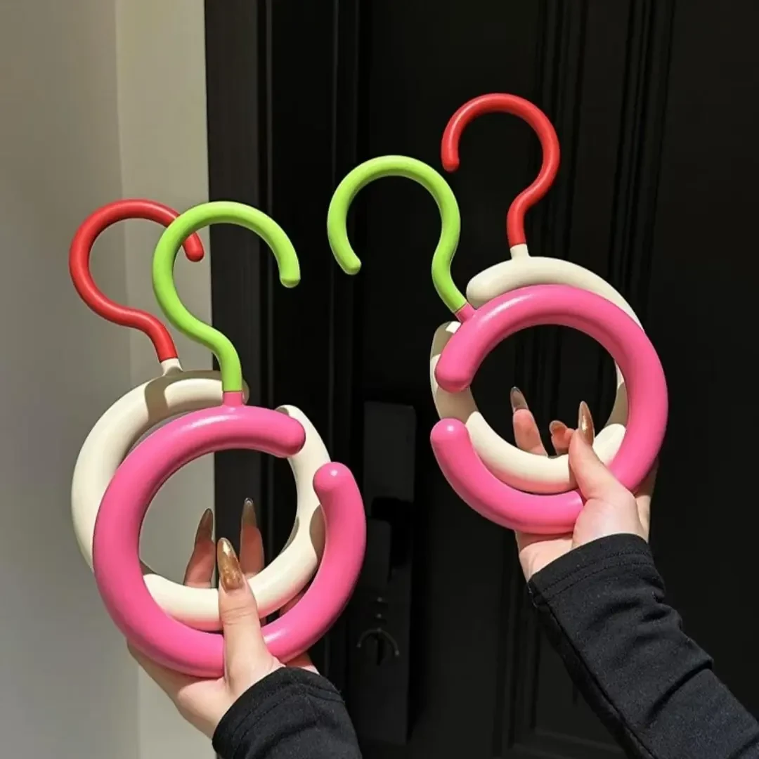 【升级款】多巴胺挂钩衣架可旋转多功能挂钩帽子围巾丝巾展示架
