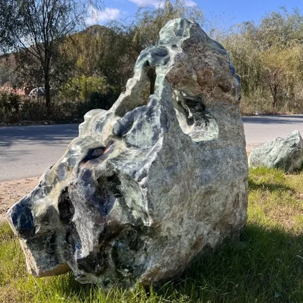 天然玉石庭院户外装饰石大气美观可用于庭院装饰