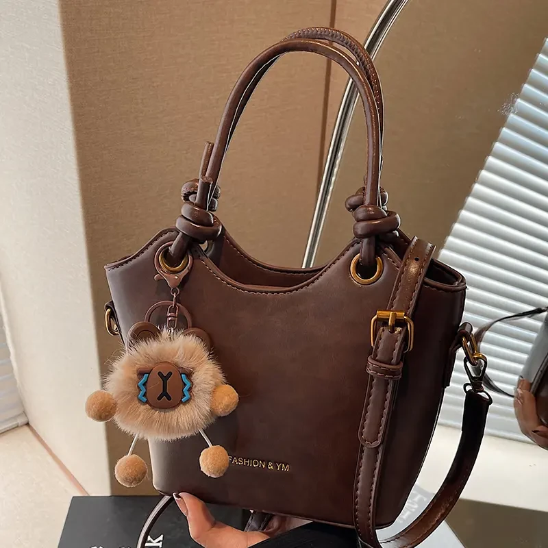 韩版上班通勤手提小包包女2025夏季新款高级感小众百搭单肩斜挎包