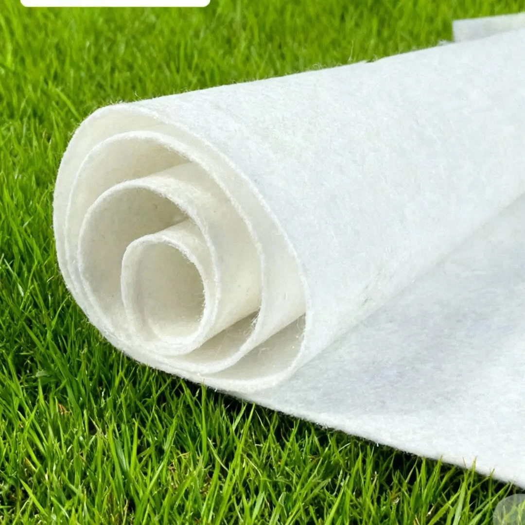 白色聚酯无纺布土工布园艺透水渗水滤水花箱种菜种植工程布