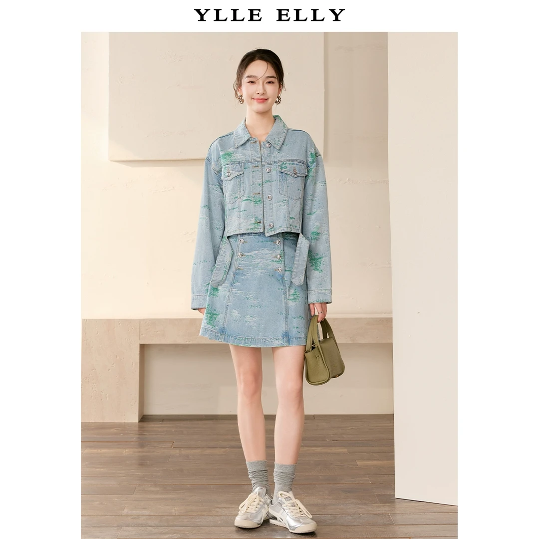 【婷婷专属】时尚春新款时尚百搭气质翻领短款上衣Y420308915