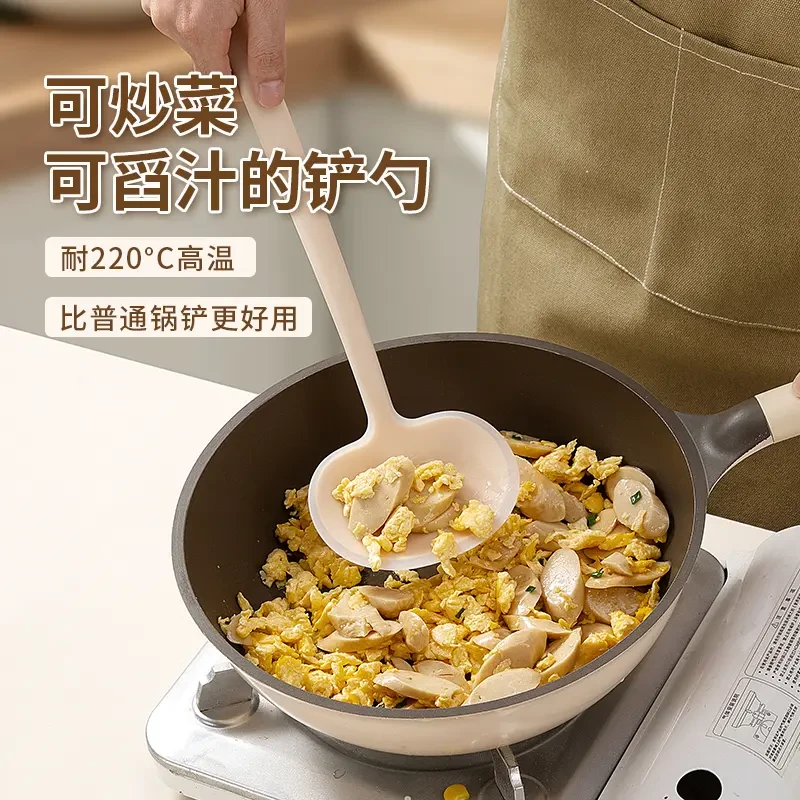 硅胶蘑菇铲家用大小号可选铲勺一体家用涂层锅耐高温锅不粘锅铲勺