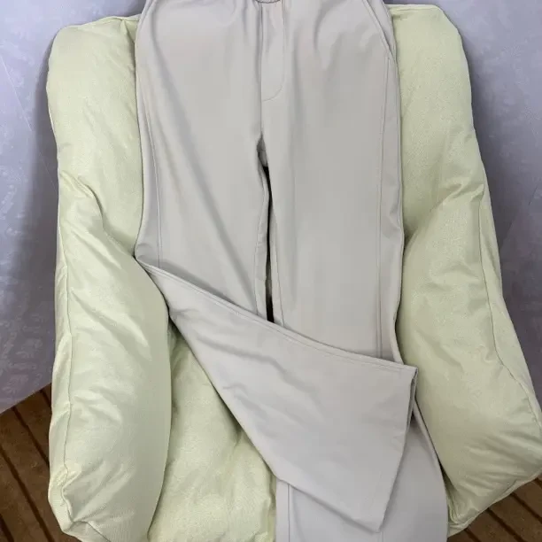 秋冬加绒高克重防风直筒休闲显瘦长裤