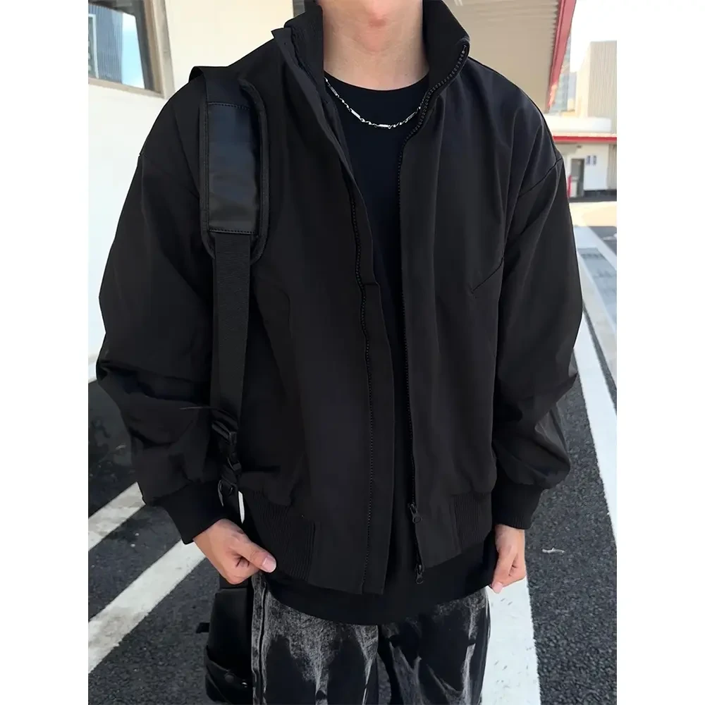 cleanfit短款工装夹克外套男早秋季三防立领冲锋衣美式飞行员外套