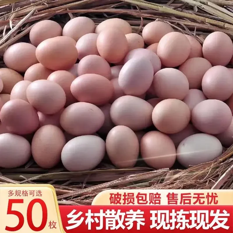 土鸡蛋农家散养新鲜整箱原生态林下营养孕妇儿童月子蛋虫草笨鸡蛋