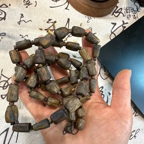 沉香树心油随型多圈手串多样性发1