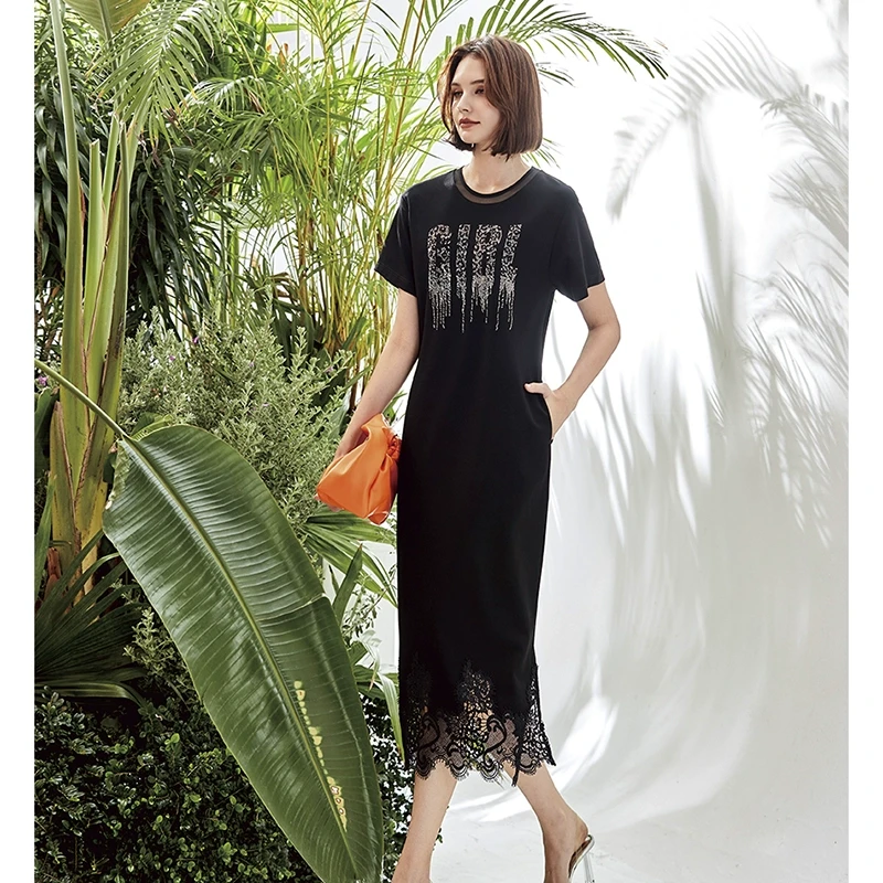 春夏新款洋气时尚连衣裙 赫5563P