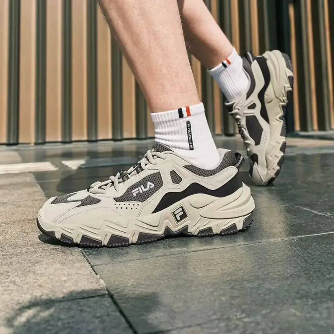 Fila/斐乐【掠夺者2S】夏季跑步鞋复古时尚情侣款老爹鞋F12M522122F