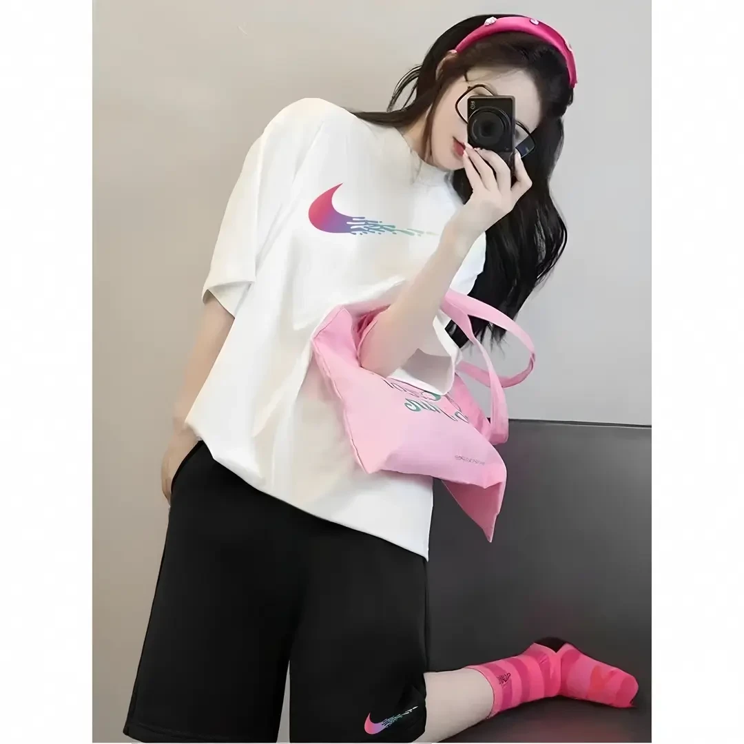 奥特莱斯官方正品夏季套装情侣运动纯棉T恤速干短裤两件套夏T恤S