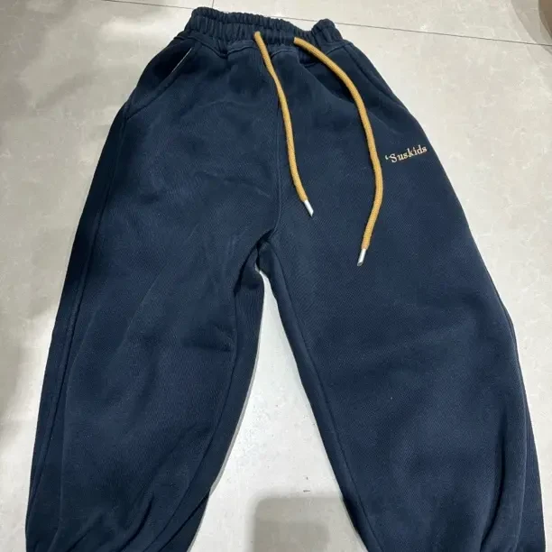 男女童秋冬款一体绒休闲运动卫裤