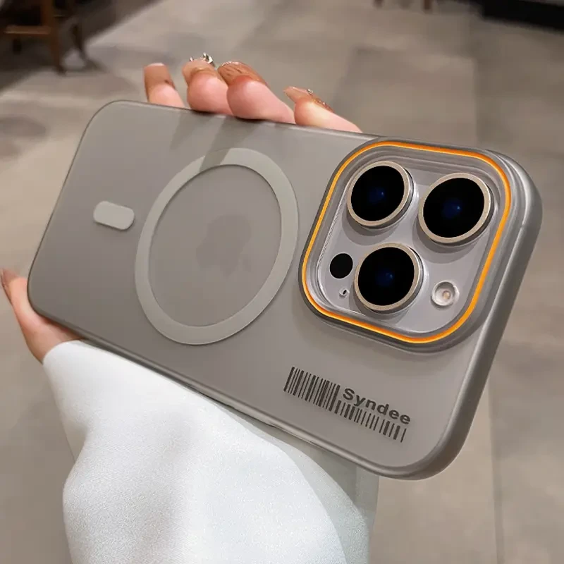 柔砂肤感适用iPhone17Promax手机壳新款苹果15/14/16磁吸超薄防摔