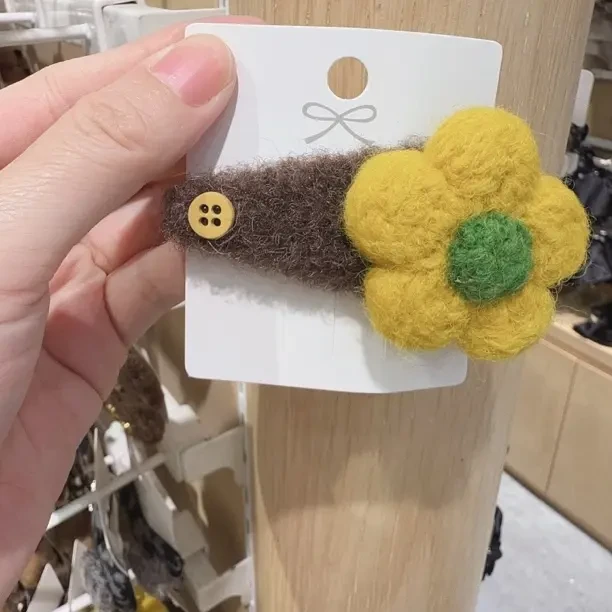 BB夹日韩一字夹森系边夹女发夹甜美可爱鸭嘴夹发饰