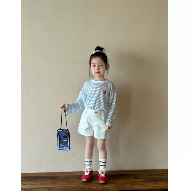2025春新款慵懒风女童薄款长袖T恤韩版儿童宽松条纹休闲上衣