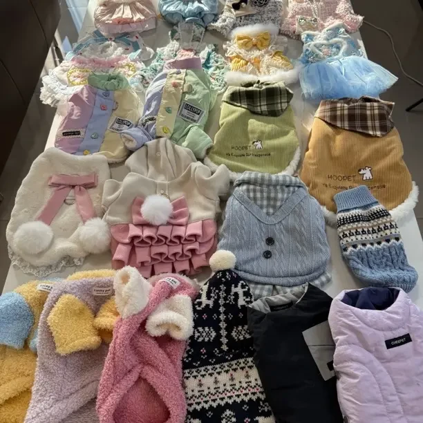 秋冬装厚款原创圣诞连帽毛衣宠物衣服狗狗猫咪保暖