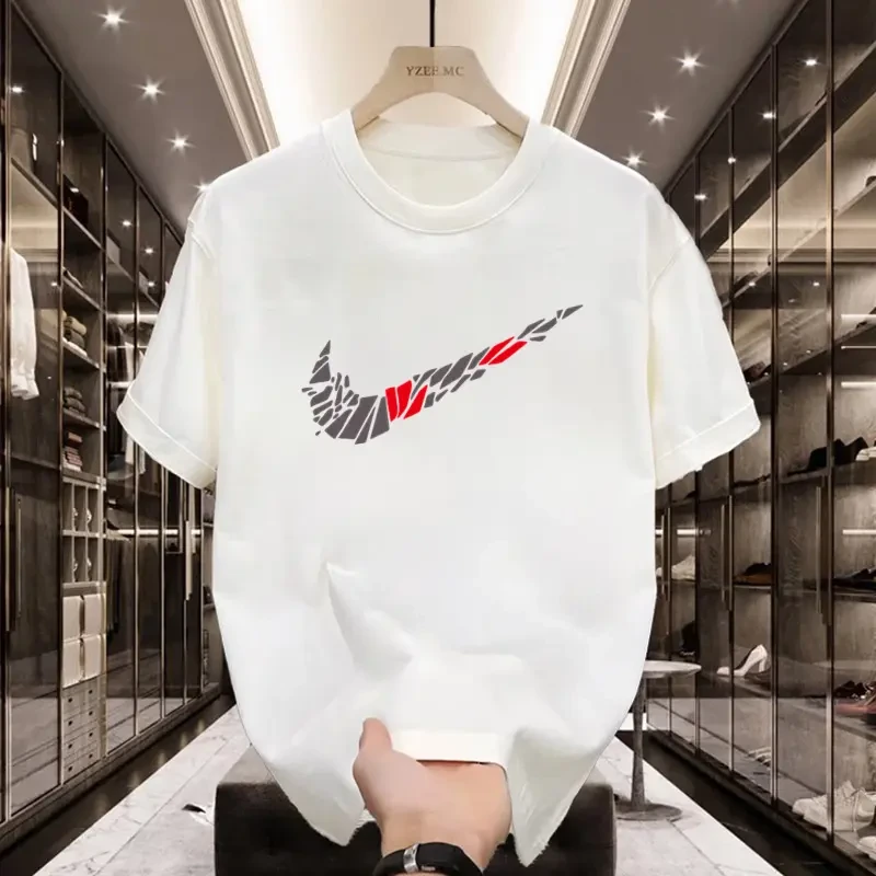 旗舰店正品奥特莱斯夏季新款男士潮牌时尚休闲半袖百搭圆领短袖T