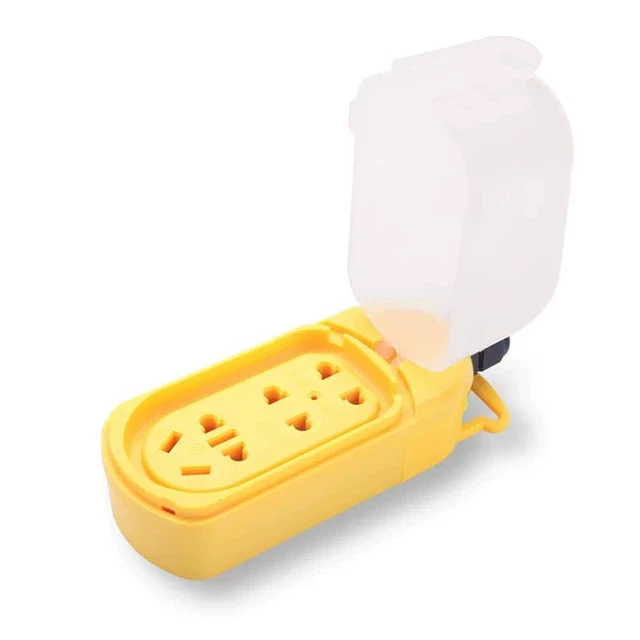 户外防水防雨无线插座不带线多功能家用接线板10-16A通用插孔插板