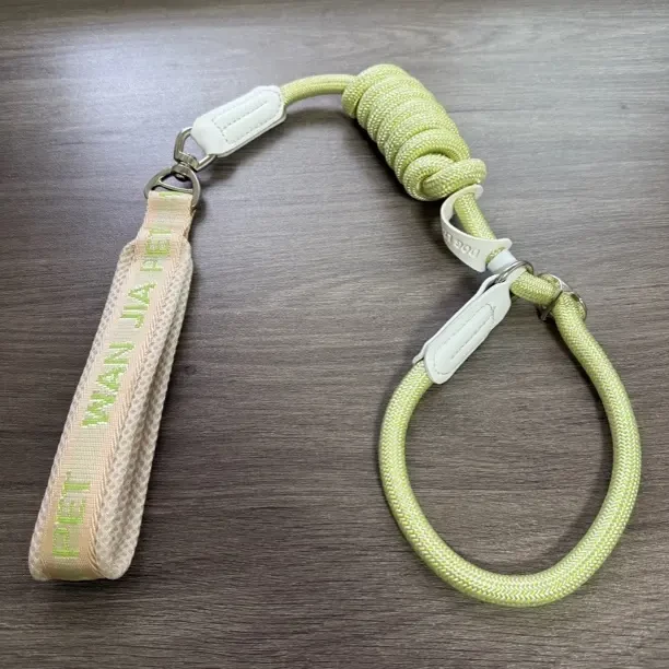 P绳狗狗牵引绳防爆冲防打结大中小犬通用遛狗链子