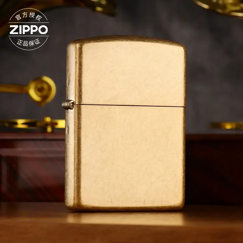 ZIPPO/之宝打火机黄铜花砂盔甲169镜面实用送礼美版在册正品TCX1