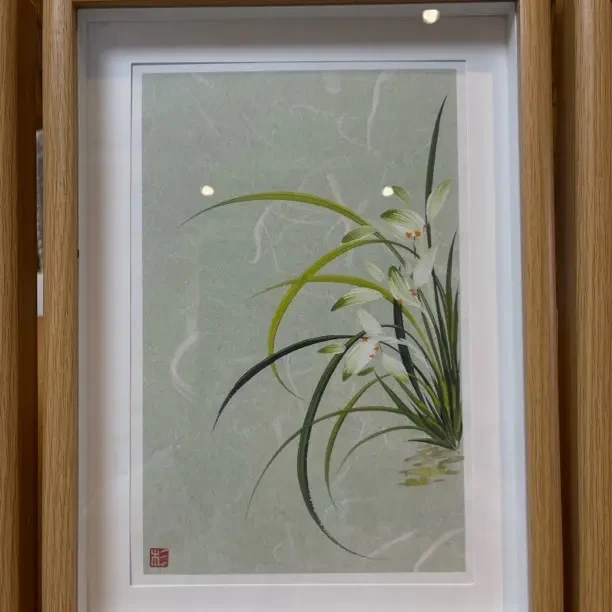 国画摆台【带框A4尺寸】