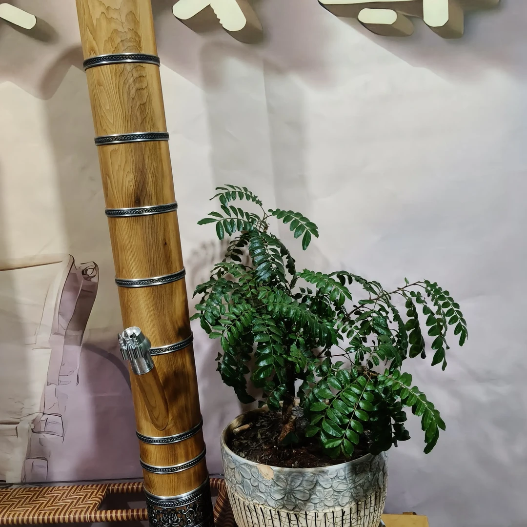高度约81cm内口径约7.8cm外口径9.6cm高档实木掏空过滤水烟筒烟具