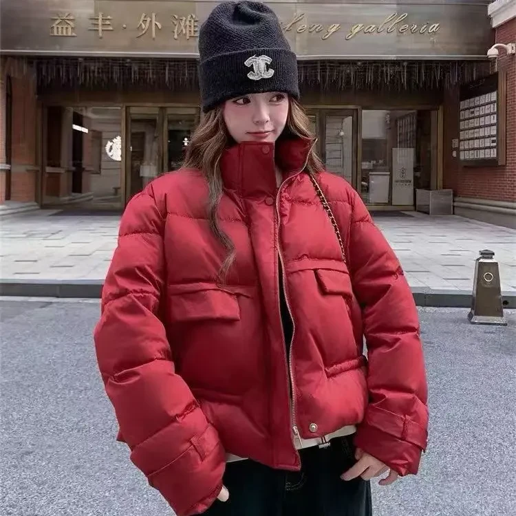 冬季轻奢风短款收腰显瘦女士羽绒服