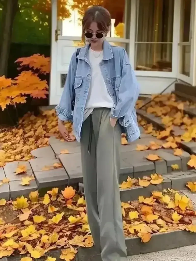 G601菲菲惊喜社T恤上衣百搭韩版休闲裤子时尚宽松