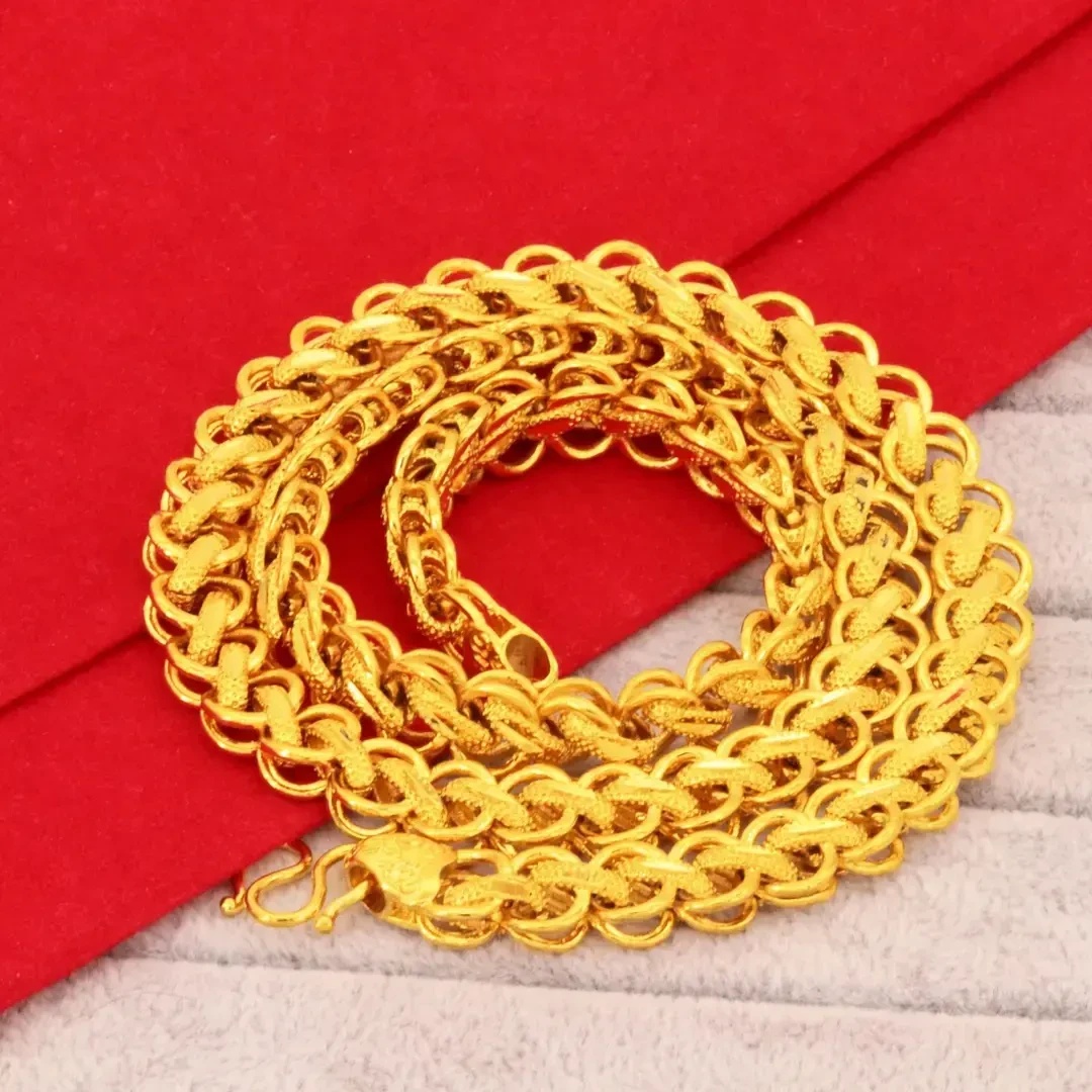 合金项链 合金项链 【孟加拉赤金】泰链项链 2025新款潮流时尚男士