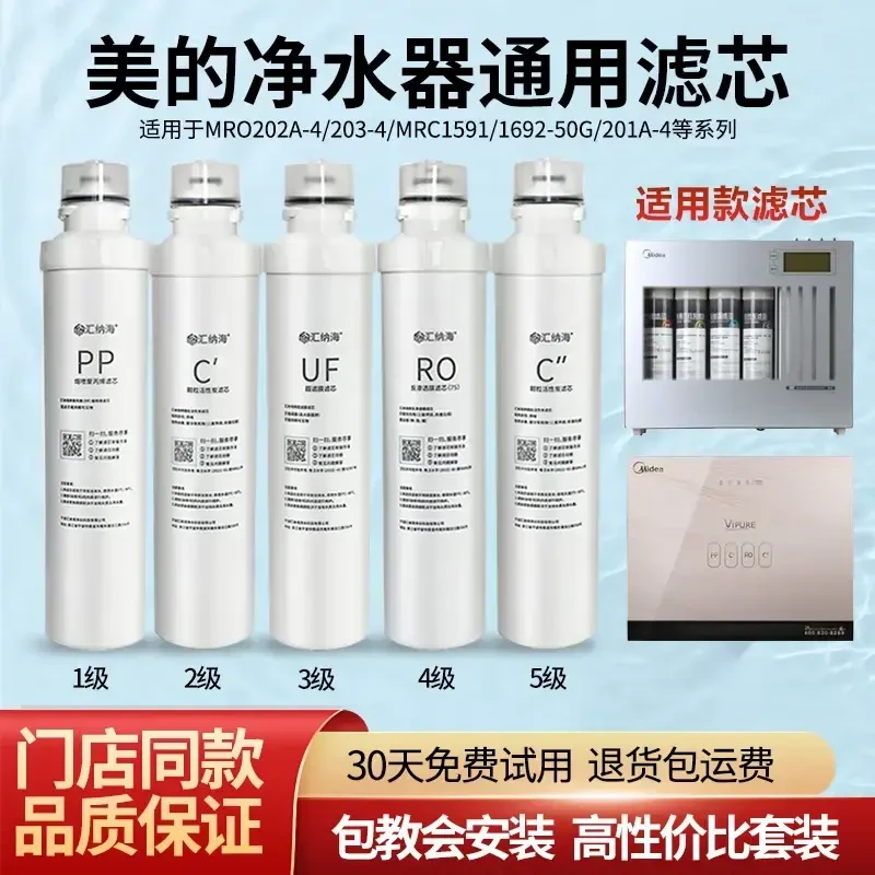 适用美某的F1净水器滤芯MRO202A-4 203-4 1595A50G反渗透RO过滤