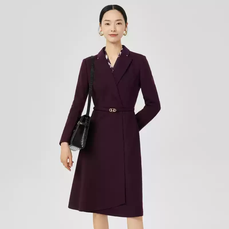 【众心专享价】西装连衣裙女秋冬新款裙子NF10704Q7/NF10703A4新