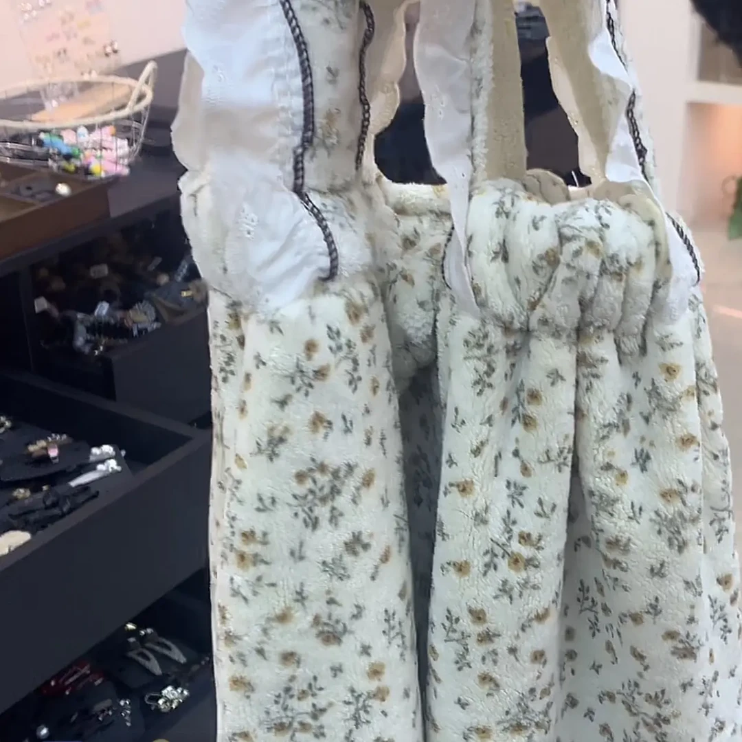 韩系ins风复古碎花吊带浴裙成人可穿可裹吸水速干不掉毛