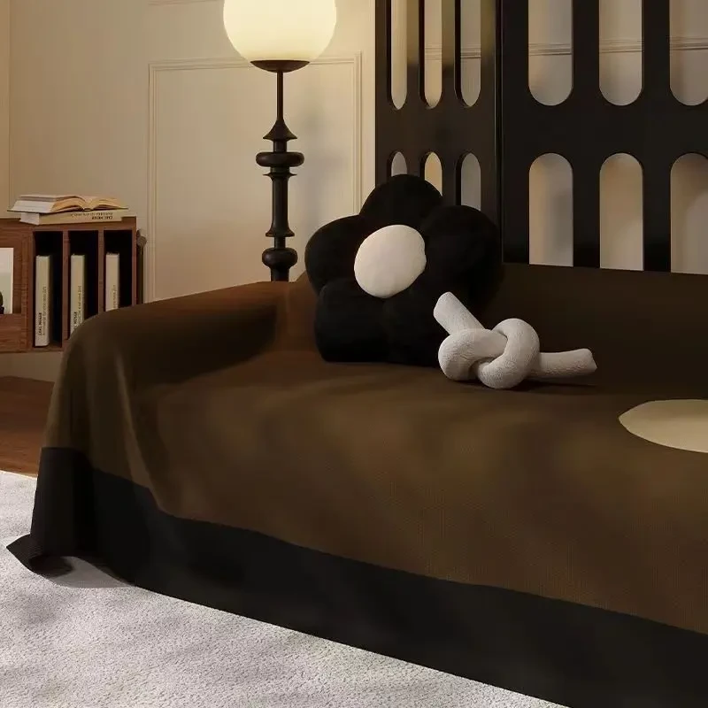 四季通用沙发全盖万能一片防尘雪尼尔防猫抓套轻奢高级防滑盖布