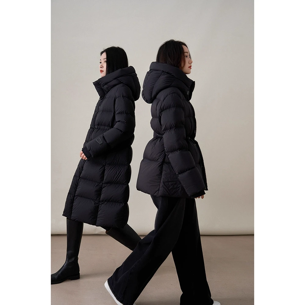 黑珍珠版BlackQueen|主播自留，蓄热石墨烯鹅绒羽绒服YRA762384VG