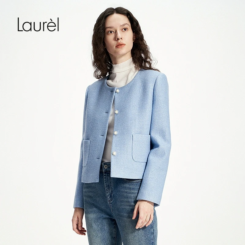 【陈大可】Laurel秋冬新款小香风短外套女LWD343T06700