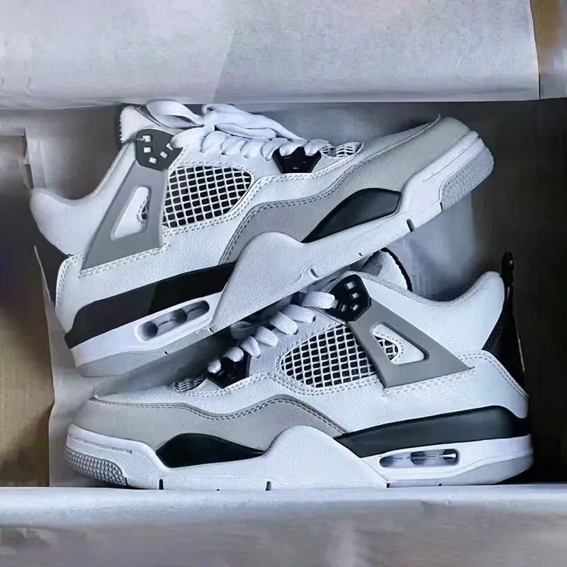 经典出圈~aj4官方旗舰店男鞋莆田aj3白水泥休闲高帮厚底板鞋秋季
