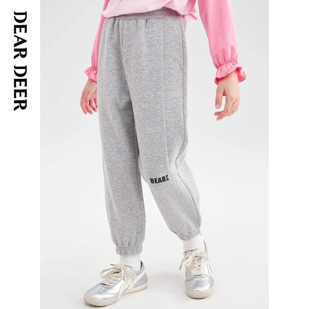 【门店同款】迪迪鹿男女童中性2025春季新款运动裤休闲裤E125131402