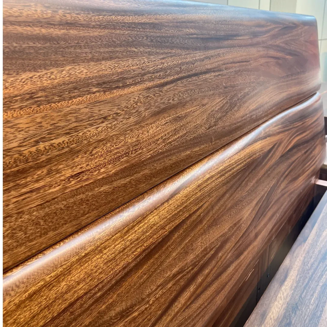 实木床胡桃木家具双人床婚床2.2米主卧床隼牟结构大床原木主卧床