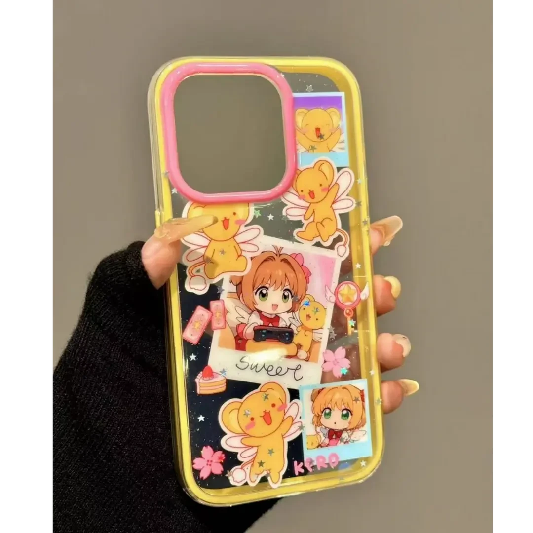 适用百变小樱苹果16promax手机壳iPhone15pro新款14/13/12/11可爱