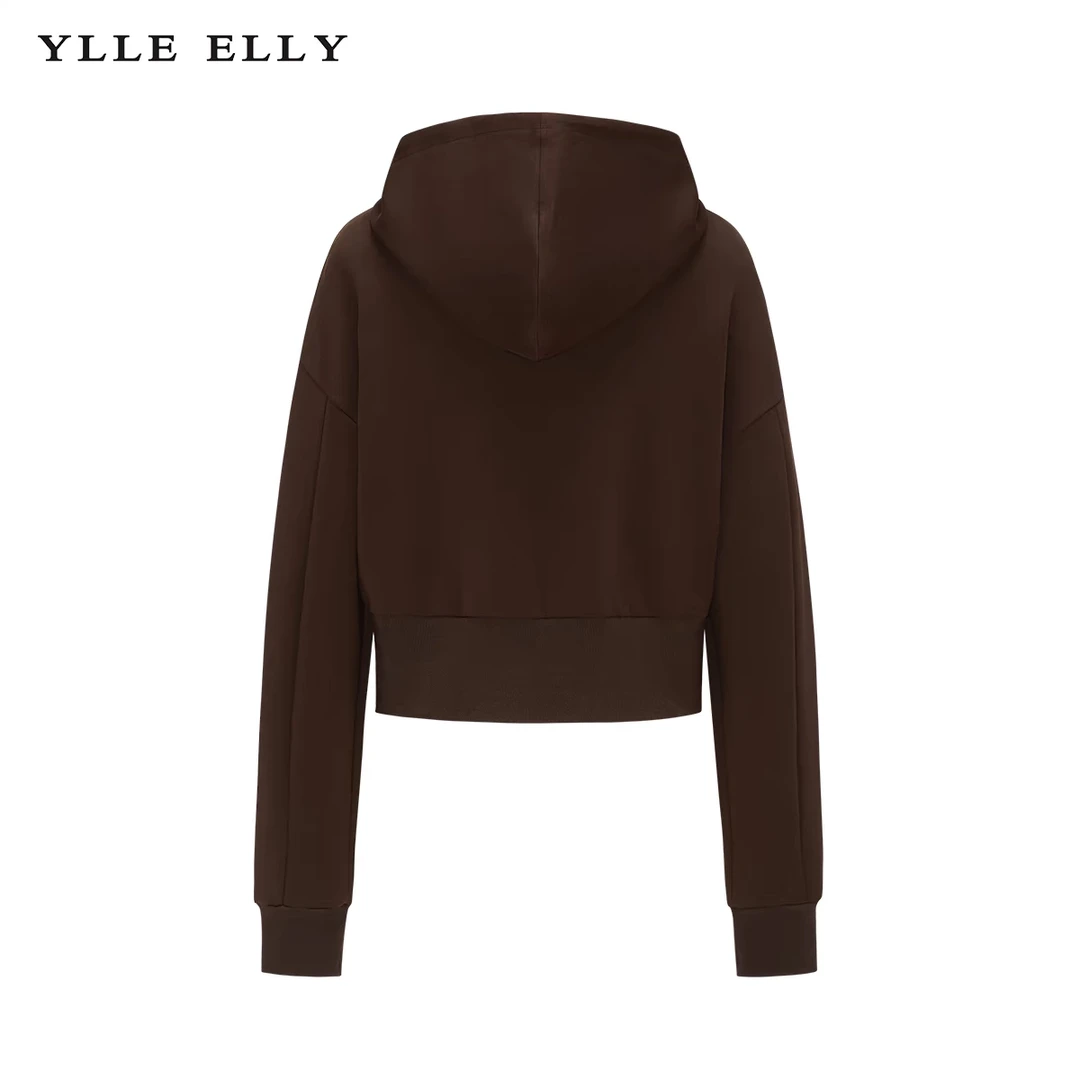 【小余专属】连帽卫衣2023冬季新款棉质复古撞色套头衫Y317306120