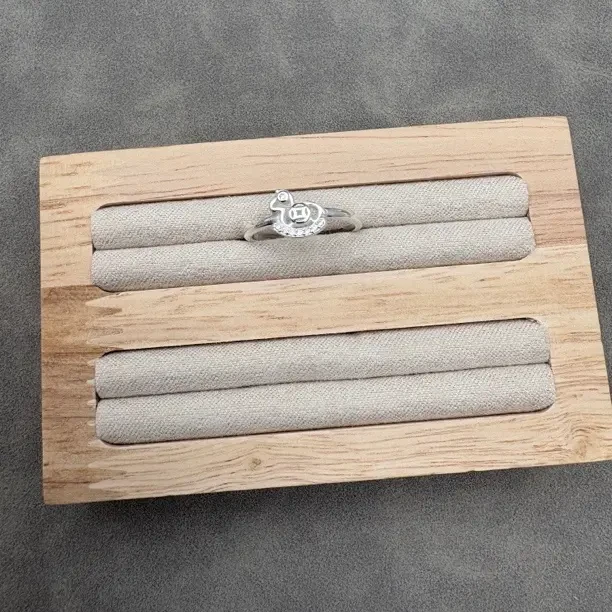 足银戒指 990银小马戒指时尚轻奢开口可调节