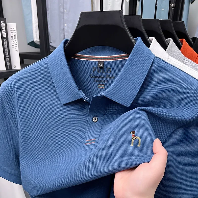 奥特莱斯撤柜丨专柜正品2025男士纯棉短袖t恤夏季新款翻领polo衫