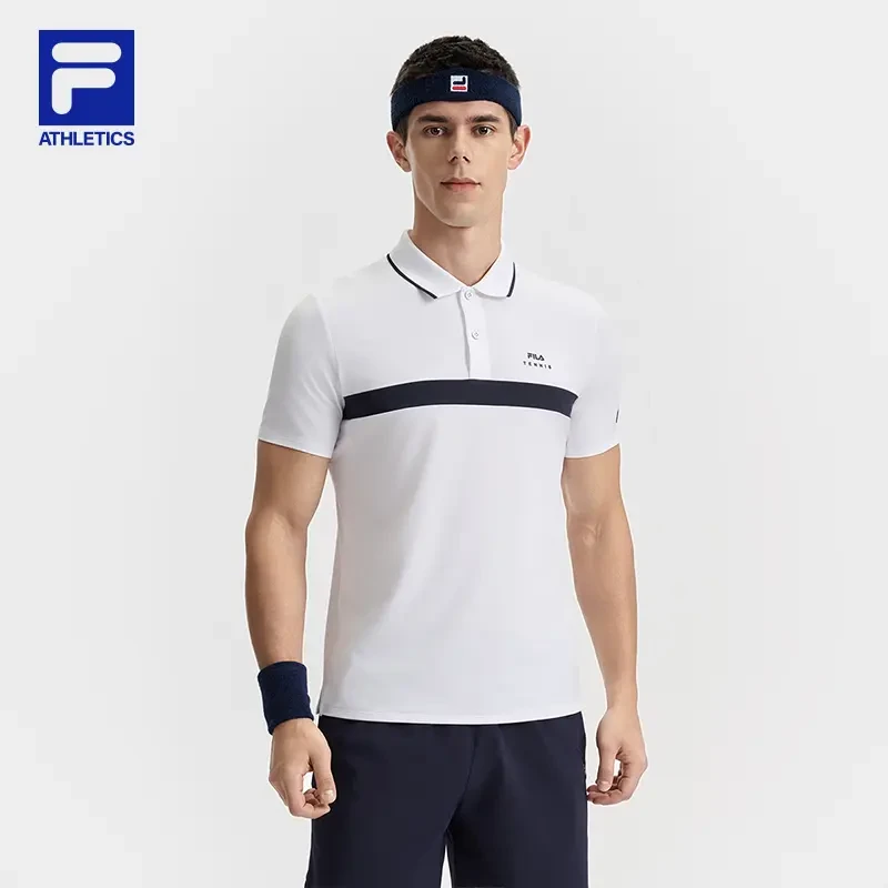 Fila/斐乐夏季新款欧若风男士短袖运动网球运动POLO衫A11M523110F