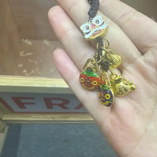 A66精品吞金兽钥匙扣挂件（有礼盒）