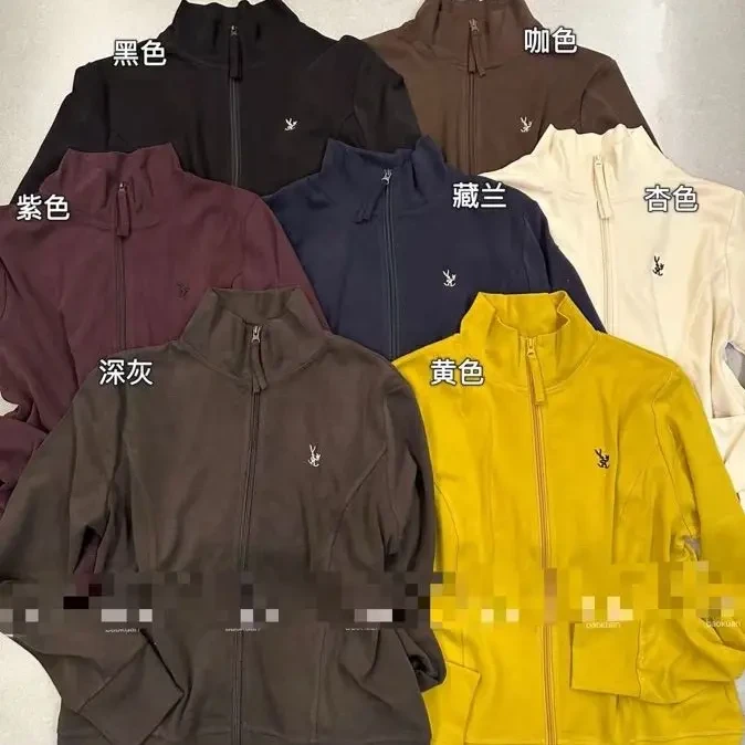休闲风常规立领短款拉链秋季卫衣厚款常规款长袖