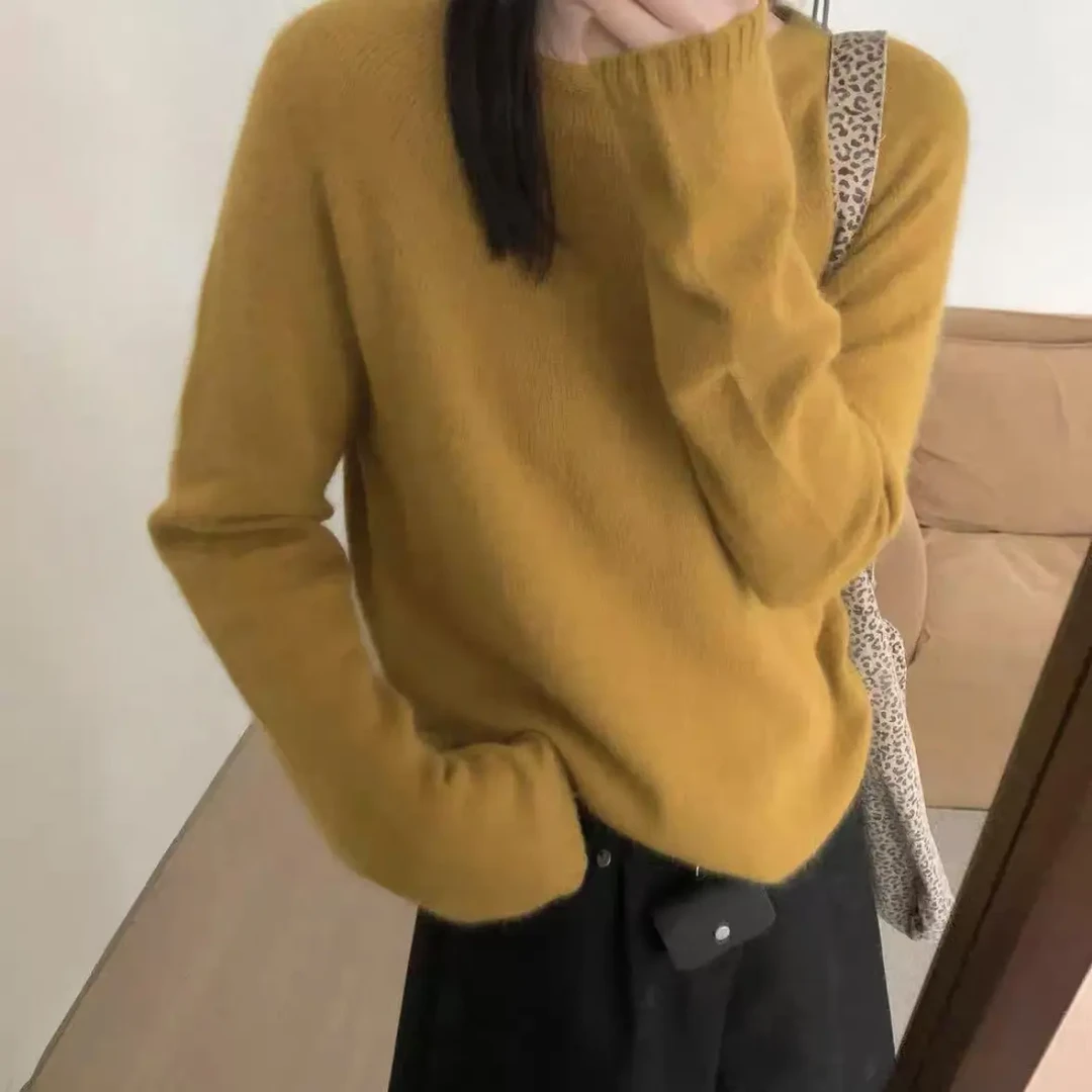 胡胡家浣熊彩色套头毛衣