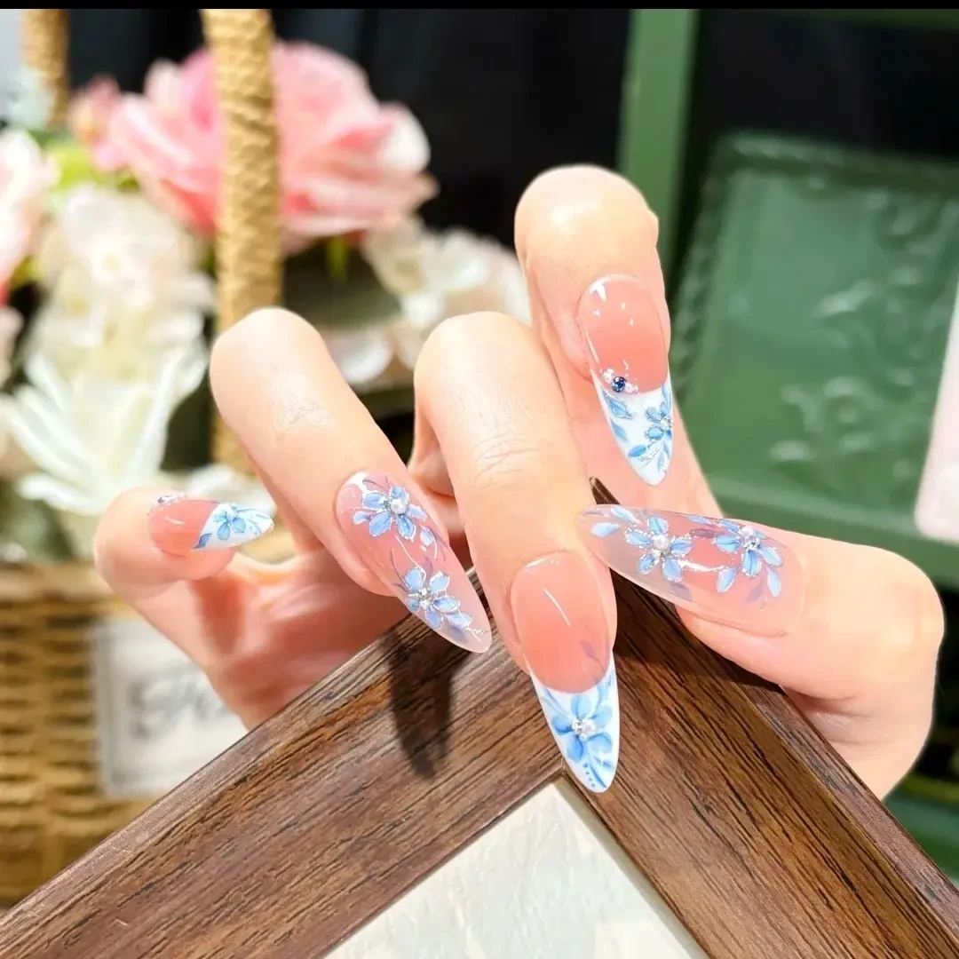 〖定制〗青花瓷』新中式，双版本纯手绘青花瓷钻版和无钻版按需下单