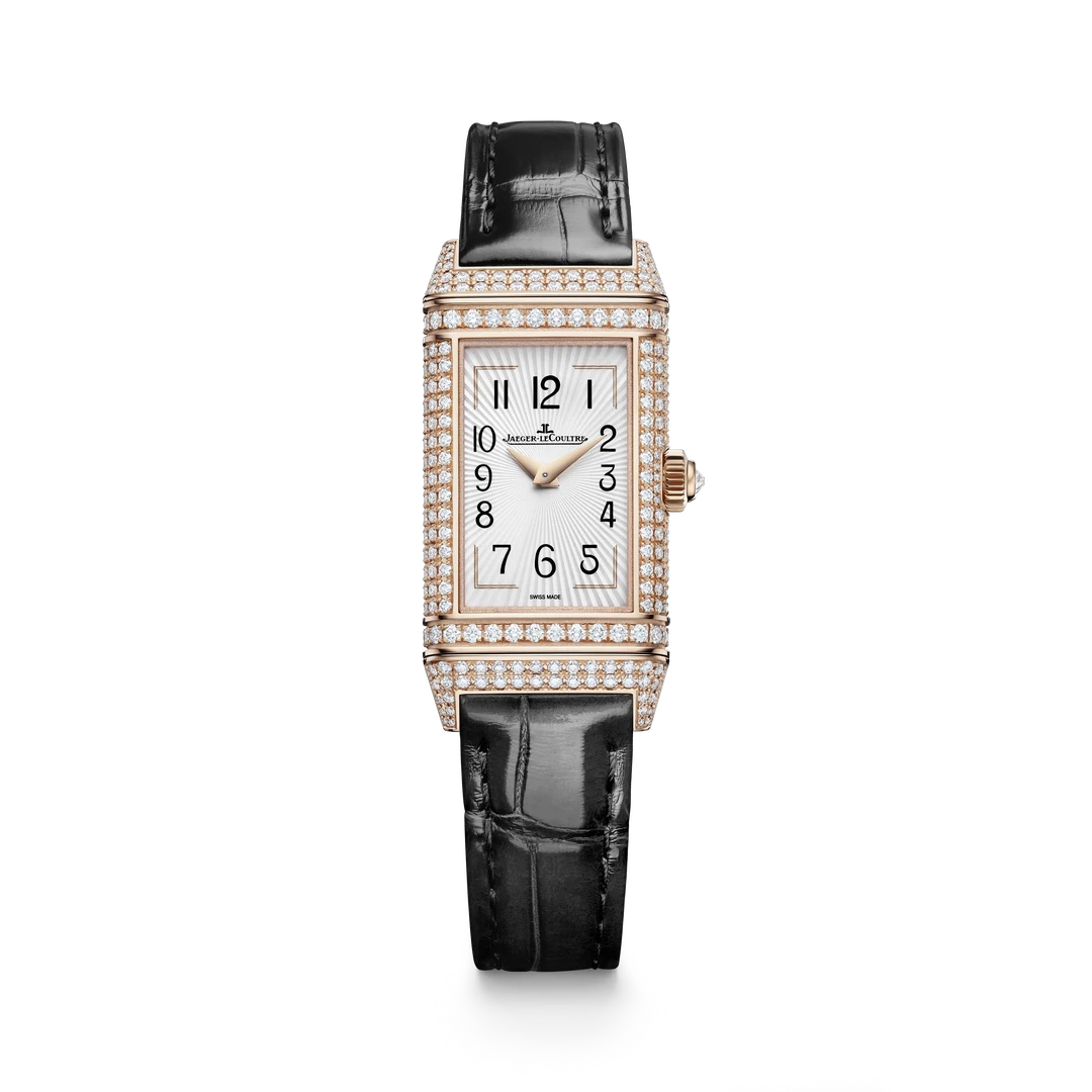 99新 Jaeger-LeCoultre/积家 双面翻转珠宝腕表/自动机械/DUETTO